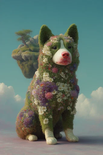 Ethereal Surrealist Dioramas style reference image — soft diffused lighting