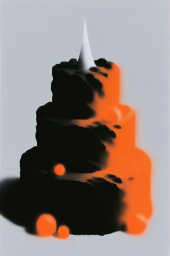 Thermal Noir Graphicism style reference image — stippled ink details