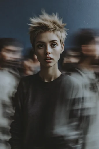Cinematic Urban Solitude style reference image — desaturated color palette