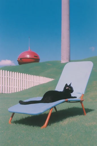 Surrealist Saturated Americana style reference image — high contrast cinematography