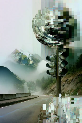 Surreal Digital Pastoral style reference image — vintage film grain