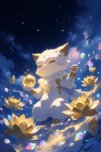 Luminous Celestial Fantasy style reference image — surreal cosmic dreamscape