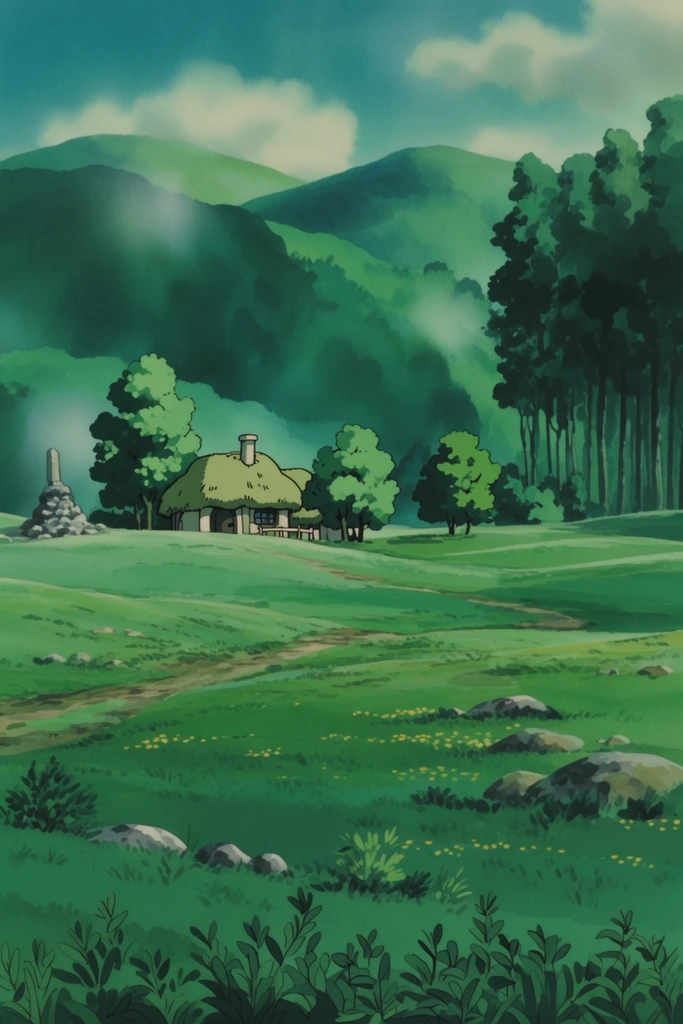 Nostalgic Retro Anime style AI image example 2