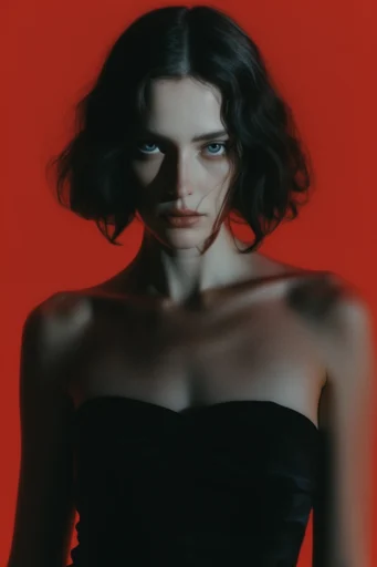 Crimson Avant-Garde Surrealism style reference image — cinematic lighting with deep shadows