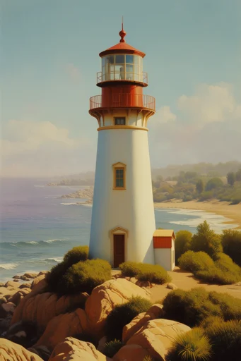 Sun-Drenched Retro Surrealism style reference image — mid-century aesthetic