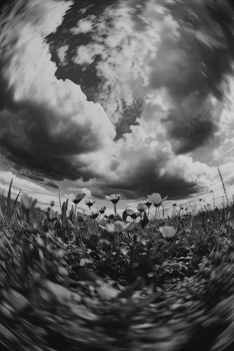 Distorted Monochrome Noir style reference image — noir cinematography