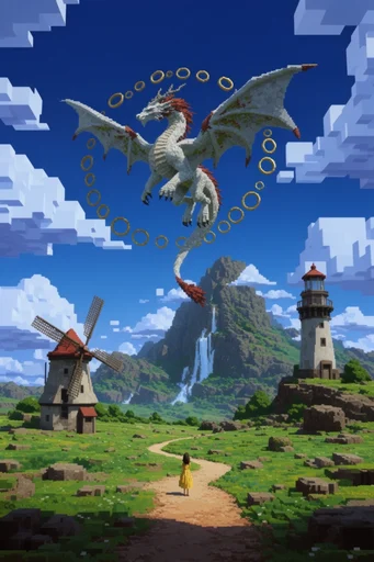 Surreal Pastoral Dreamscapes style reference image — surreal dreamscape