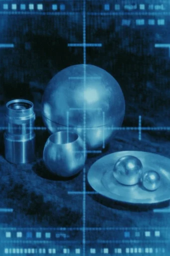 Analytical Cybernetic Surveillance style reference image — CRT scanlines