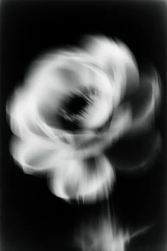 Spectral Kinetic Noir style reference image — analog film grain