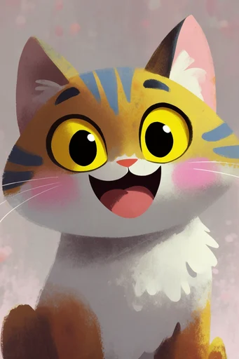 Whimsical Storybook Artistry style reference image — expressive simplified features