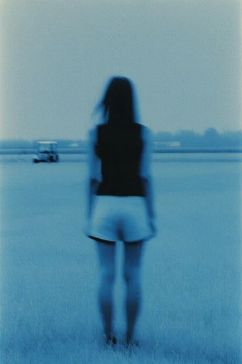 Spectral Blue Liminality style reference image — liminal dreamscape
