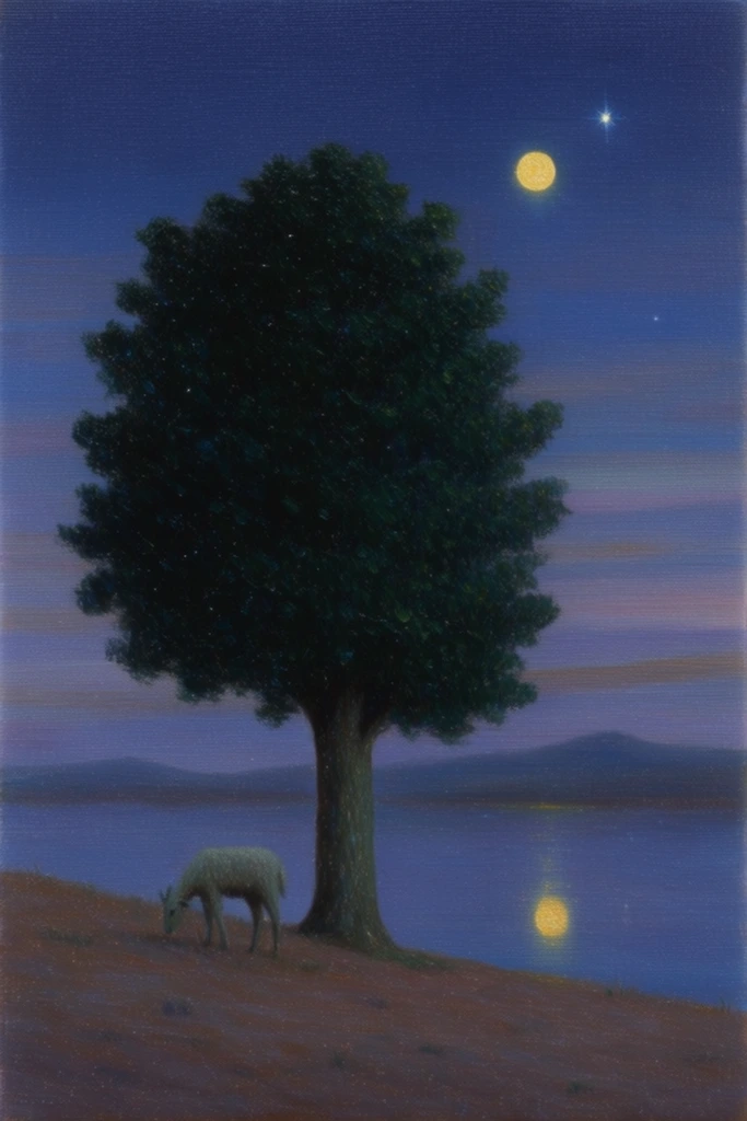 Mystical Folk Surrealism style AI image example 2