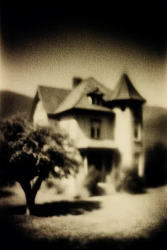 Textured Cinematic Noir style AI image example 4