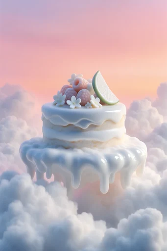 Ethereal Cloud Minimalism style reference image — high-key composition