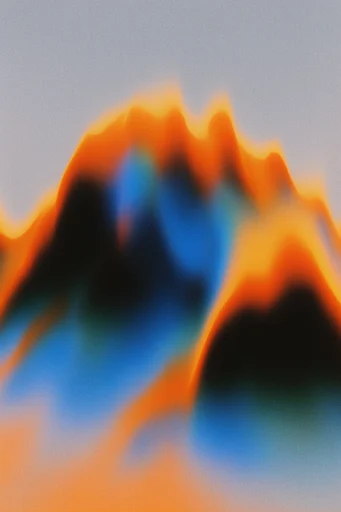 Luminescent Thermal Etherealism style reference image — thermographic glow