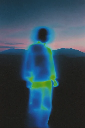 Luminous Thermal Diffusion style reference image — thermal imaging gradient