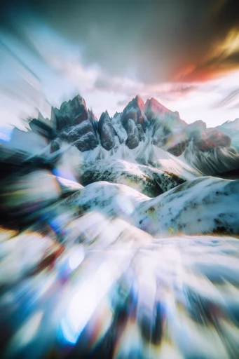 Kinetic Impressionist Motion style reference image — intentional camera movement