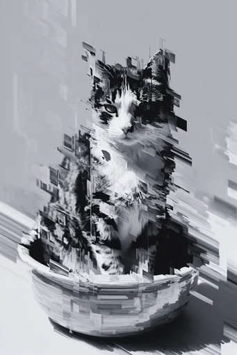 Algorithmic Digital Decay style reference image — algorithmic texture