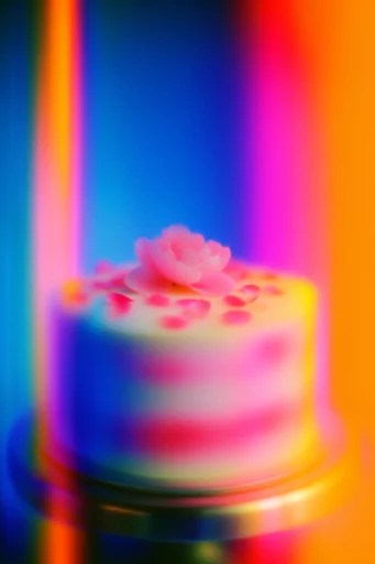 Luminous Glitch Spectrum style reference image — minimalist geometry