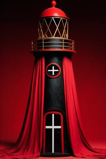 Crimson Noir Minimalism style reference image — minimalist composition