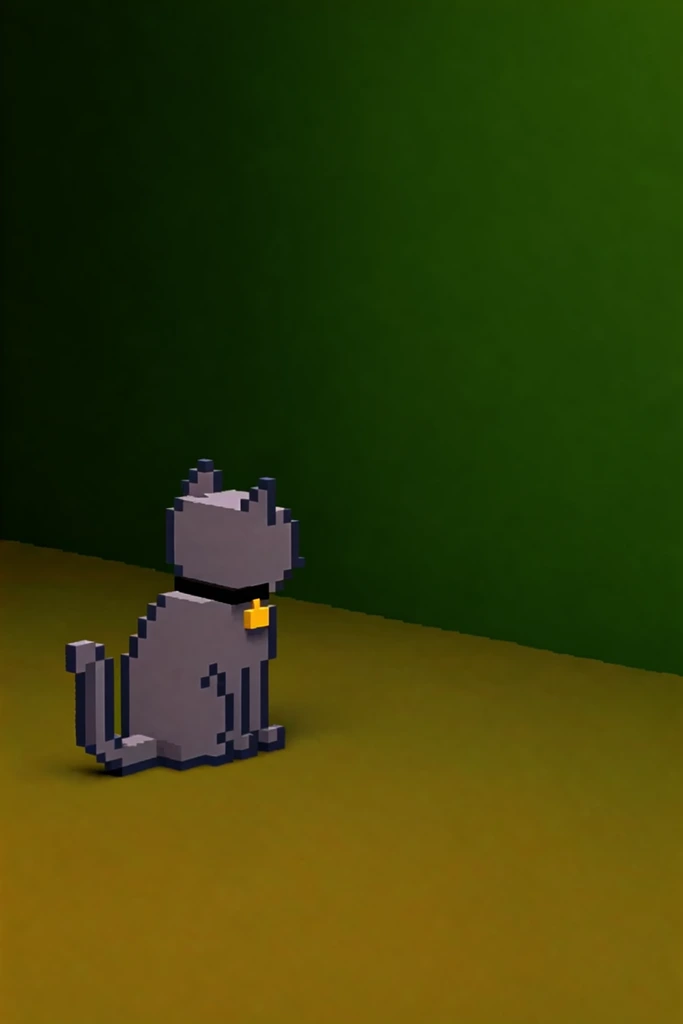 Nostalgic Pixel Liminality style AI image example 3