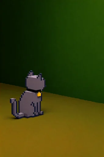 Nostalgic Pixel Liminality style reference image — chiaroscuro