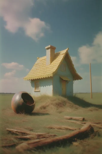 Nostalgic Surrealist Poetics style reference image — soft diffused lighting