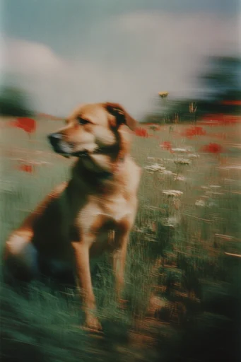 Ethereal Motion Impressionism style reference image — raw desaturated palette