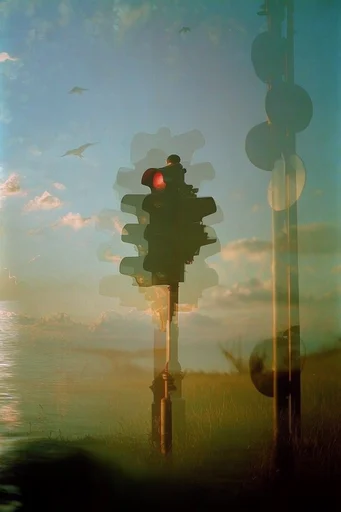 Ethereal Analog Nostalgia style reference image — analog film photography