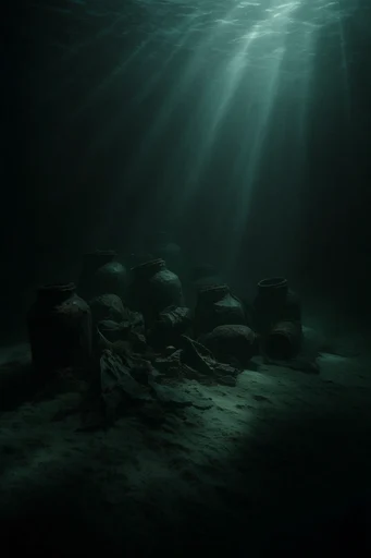Monochromatic Abyssal Chiaroscuro style reference image — chiaroscuro lighting