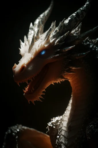 Dramatic Chiaroscuro Realism style reference image — hyper-detailed texture