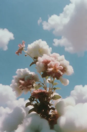 Ethereal Sky Nostalgia style reference image — minimalist composition