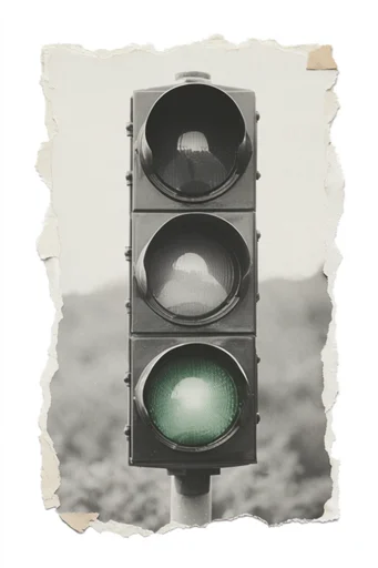 Minimalist Surreal Noir Collage style reference image — surrealist photomontage