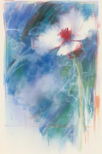 Expressive Hand-Drawn Sketchbook style reference image — dreamy impressionistic style