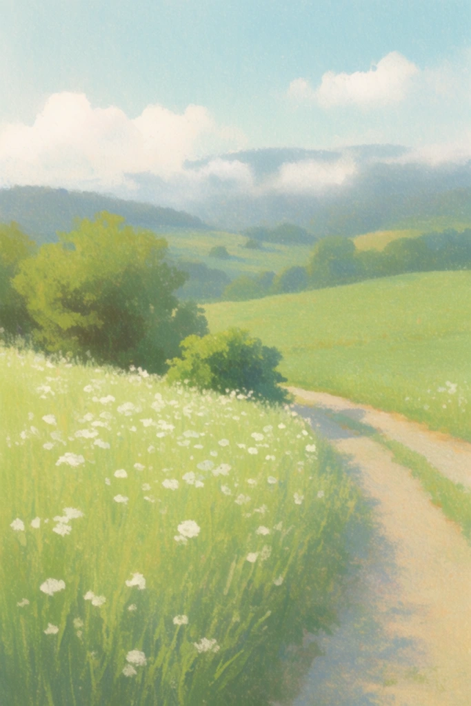 Ethereal Pastoral Nostalgia style AI image example 2