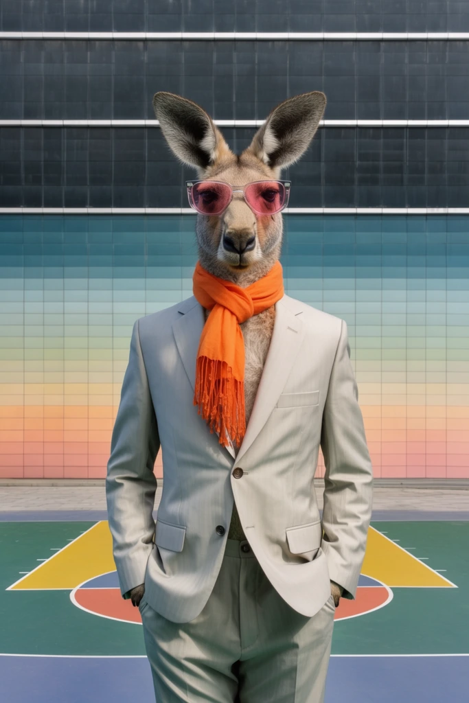Geometric Urban Minimalism style AI image example 3