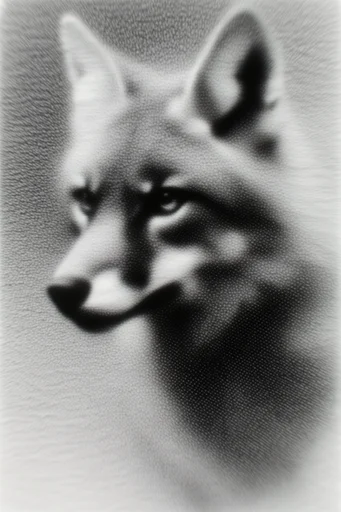 Textured Monochrome Noir style AI image example 3