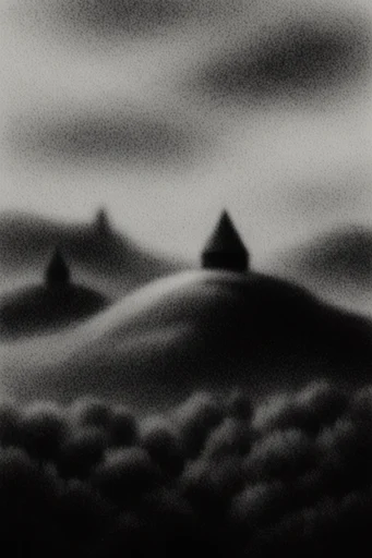 Ethereal Noir Pictorialism style AI image example 2