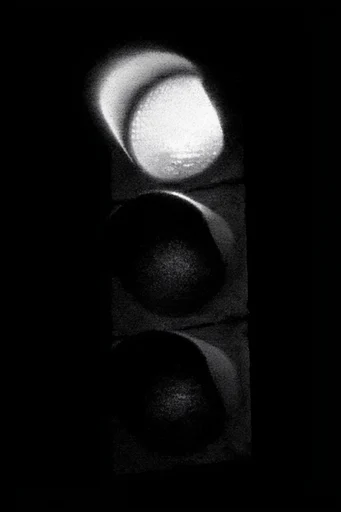 Luminous Noir Abstraction style reference image — chiaroscuro lighting