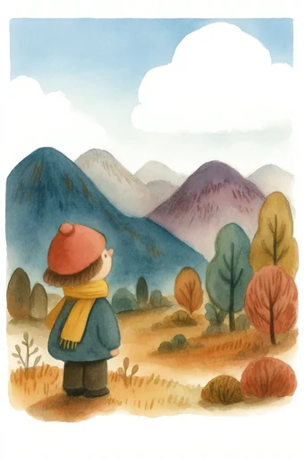 Cozy Whimsical Storybook style reference image — children's book illustration