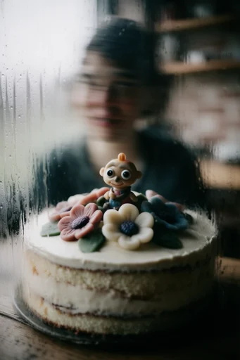 Cinematic Obscured Melancholy style reference image — distressed textures
