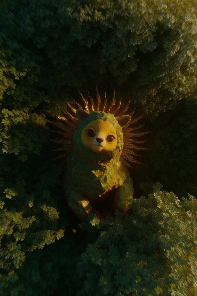 Luminous Botanical Surrealism style AI image example 3