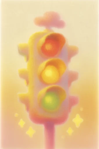 Ethereal Grainy Whimsy style reference image — soft airbrush texture