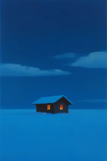 Luminous Nocturnal Solitude style AI image example 2