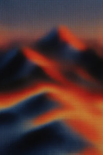 Surreal Thermal Hallucination style reference image — psychedelic airbrush