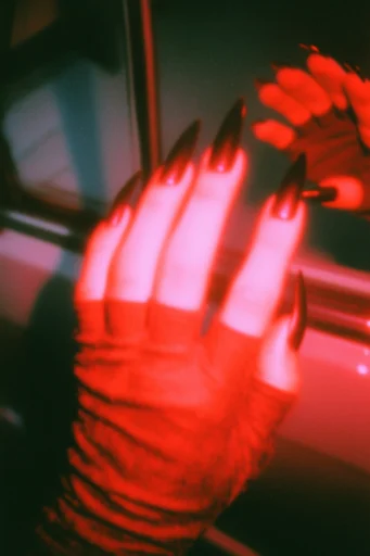 Crimson Analog Noir style reference image — dramatic high-contrast chiaroscuro