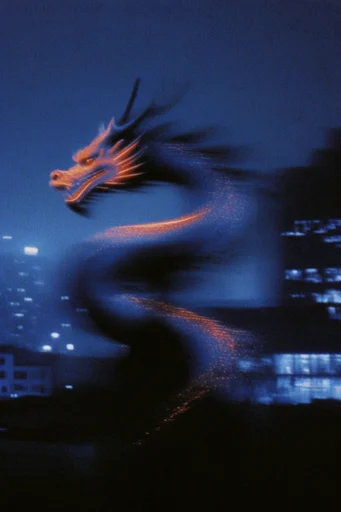 Kinetic Nocturnal Blur style reference image — chromatic aberration