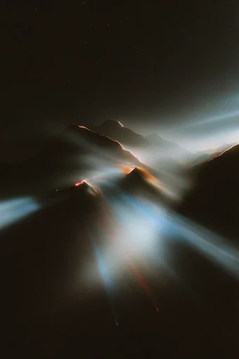 Spectral Nocturnal Motion style reference image — long exposure motion blur