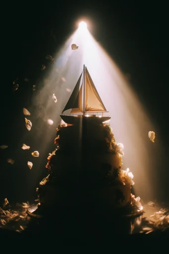 Volumetric Chiaroscuro Mysticism style reference image — misty environment