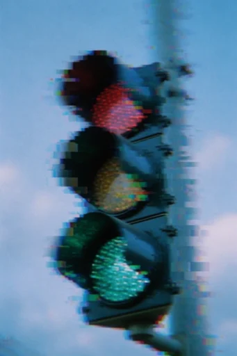 Analog Glitch Gothic style reference image — chromatic aberration